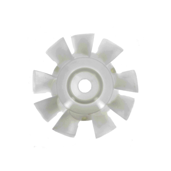 White fan propeller (9 blades) for Citroën (602cc engine) 2cv6, Ami 8, Dyane 6, Méhari