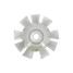 White fan propeller (9 blades) for Citroën (602cc engine) 2cv6, Ami 8, Dyane 6, Méhari