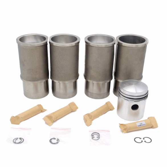 Cylinder Head and Piston Set (Dome-Head) ⌀78mm Citroën, Traction 11cv, HY, DS19, ID19