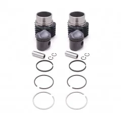 Ensemble chemises pistons ⌀66 Moteur A53 425cc Citroën 2cv4 (AZL/AZU), Dyane