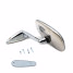 Left/Right mirror, stainless steel (65mm centres) Renault, Peugeot, Simca