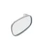 Left/Right mirror, stainless steel (65mm centres) Renault, Peugeot, Simca