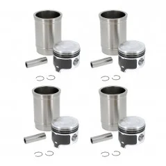 Ensemble chemises pistons Ø84 Peugeot 404 (XC5, XC5P) 2ème montage