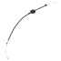Primary handbrake cable for Peugeot 404 (after 09/1970)