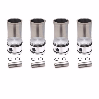 Liner and piston assembly for Peugeot 403 8hp, 404 U6, J7 B (1400kg)