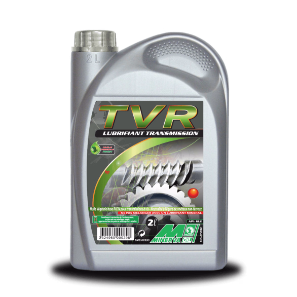 Minerva TVR lubrifiant transmission à base végétale de ricin 2L