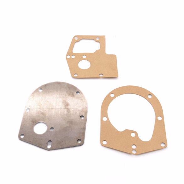 Water pump plate + seals 1 outlet Renault 4hp