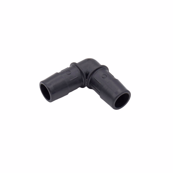 Raccord coudé (90°) pour tuyau de carburant en ⌀19mm