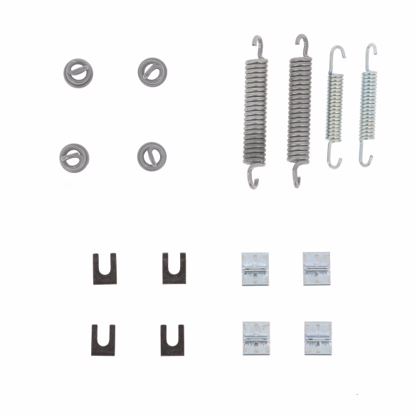 Rear brake shoe spring kit (228.6x42mm) for Peugeot 204, 304 Renault R4, R5, Rodeo 4, 5 and 6