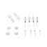 Kit ressorts de fixations mâchoires avant (⌀200mm) pour Citroën 2CV4, 2CV6, Dyane, Méhari