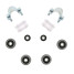 Stabilizer bar repair kit Ø20mm for Peugeot 205, 309 (except GTI, Rallye, TurboD)