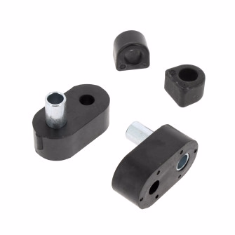 Silent Block Kit (⌀16mm) + Long Spacer (⌀12mm) for Renault, R4, R5, R6