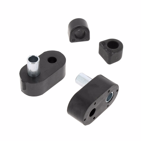 Kit silentbloc Palier (⌀16mm) + Entretoise longue (⌀12mm) pour Renault R4, R5, R6
