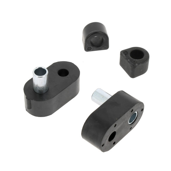 Silent Block Kit (⌀16mm) + Long Spacer (⌀12mm) for Renault, R4, R5, R6