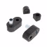 Kit silentbloc Palier (⌀16mm) + Entretoise longue (⌀12mm) pour Renault R4, R5, R6