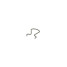 Clip for interior door handle and window regulator lever for Peugeot