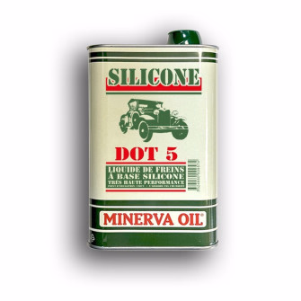 Liquide de frein Minerva DOT5 Silicone 1L