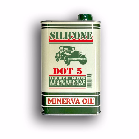 Liquide de frein Minerva DOT5 Silicone 1L