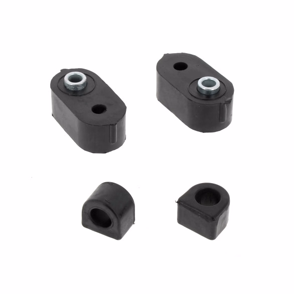 Kit silentbloc Palier (⌀16mm) + Entretoise courte (⌀10mm) pour Renault R4, R5, R6, Super 5