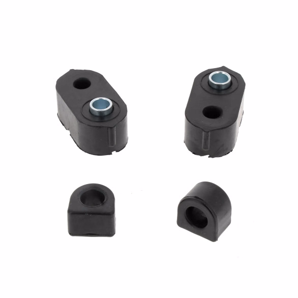 Kit silentbloc Palier (⌀16mm) + Entretoise courte (⌀12mm) pour Renault R4, R5, R6