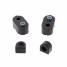 Kit silentbloc Palier (⌀16mm) + Entretoise courte (⌀12mm) pour Renault R4, R5, R6