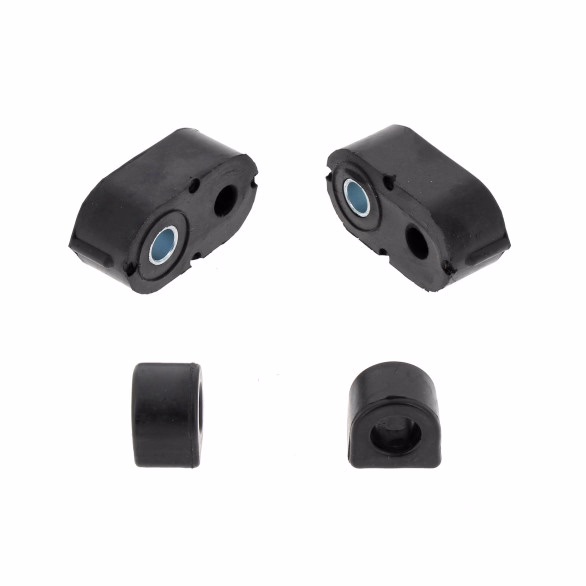 Kit silentbloc Palier (⌀16mm) + Entretoise courte (⌀12mm) pour Renault R4, R5, R6