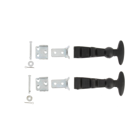 Universal rubber hood fastener (2 pcs.)