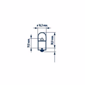 Bulb BA15S 12 volts 5 watts R5W 2