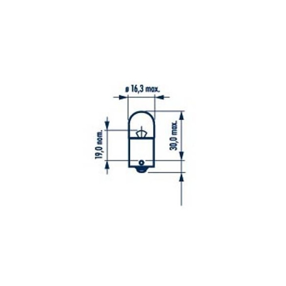 Bulb BA15S 12 volts 5 watts R5W