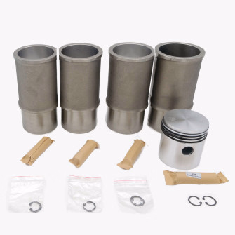 Liner and piston assembly (Flat) ⌀78mm Citroën Traction 11hp, HY, DS19, ID19