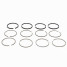 4 Jeux de 3 segments ⌀75mm Peugeot 203 403. Alépoc