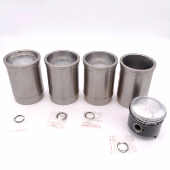 Ensemble chemise piston Peugeot 404 Ø84 Moteur XC5 1618cc