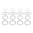 4 Segment sets ∅76 (1.75 + 2 + 4) for Peugeot, Renault