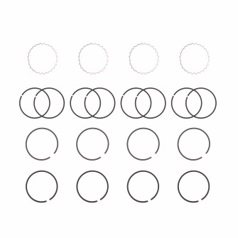 4 Jeux de segments ∅76 (1.75 + 2 + 4) pour Peugeot, Renault 2