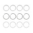 4 Segment sets Renault ∅58 1.75+2+3.5