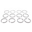 4 Jeux de segments simca STD ⌀68 1.75+2+4