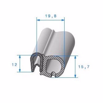 Kit de joint 2 portes pour Peugeot 204 304 coupé