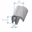 Joint de seuil de porte adaptation pour Peugeot 204 304 coupé