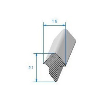 Kit de joint pour les 4 portes 2nd modèle 4CV. Alépoc