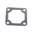 Gasket between intake and exhaust manifold Renault 4cv, Dauphine, Juva4