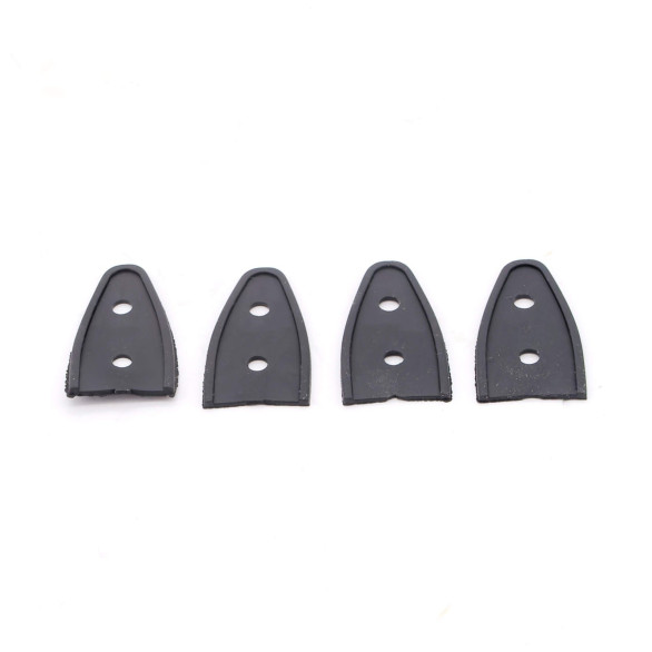 Rubber hinge set for hood Renault 4cv, Dauphine
