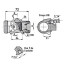Wheel cylinder 1"1/8 (28.57mm) Simca Aronde P60 (AVD), Peugeot 403, 404 (ARD)