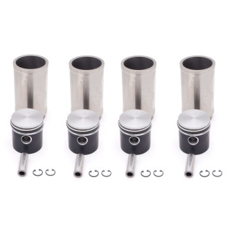 Liner and piston assembly ⌀58 Renault R4, R5, R6, Rodeo