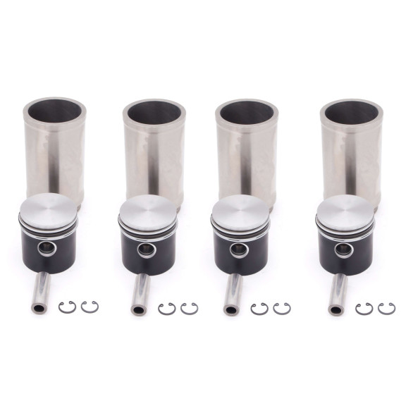 Ensemble chemises et pistons ⌀58 Renault R4, R5, R6, Rodéo