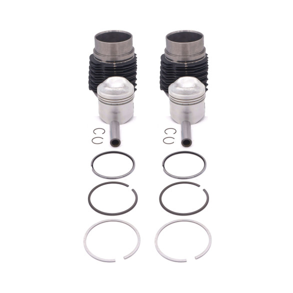 Piston liner assembly ⌀74 M28 engine 602cc 8.5/1 Citroën 2cv6, Ami 6/8, Dyane, LN