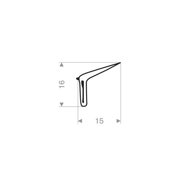 Kit de 4 lécheurs extérieur de vitre pour Peugeot 203 Berline, Break (sans déflecteur) – Pièces détachées Peugeot 203 - Alepoc