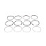 4 Jeux de 3 segments ⌀65 1.75+2+3.5 Renault R4, R5, R8, R10, Floride, Caravelle, Estafette