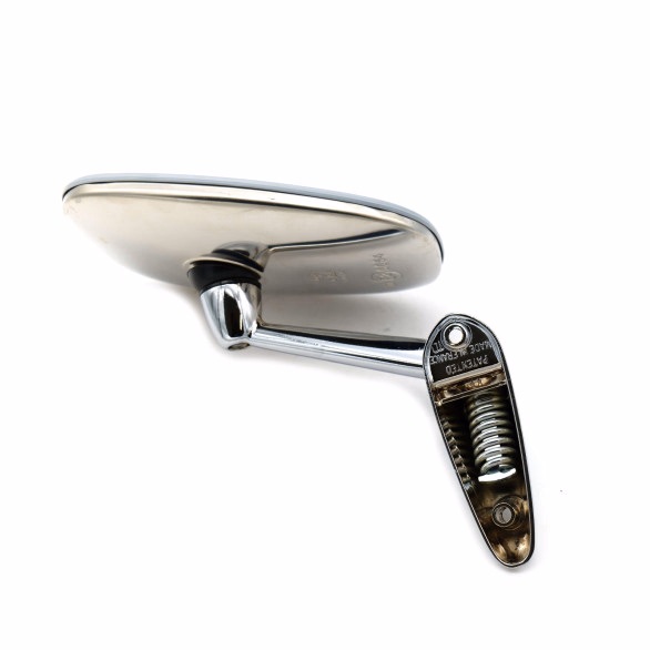 Rétroviseur Gauche/Droit Inox (Entraxe 65mm) Renault, Peugeot, Simca