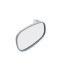 Left/Right mirror, stainless steel (65mm centres) Renault, Peugeot, Simca
