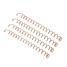 Set of 4 copper spark plug springs for Peugeot 203, 403, 404, J7